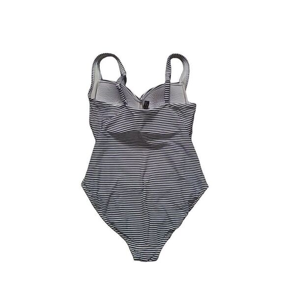 NIP TUCK Shaping Slimming High-Cut Striped One-piece Swimsuit Women's Size 16 - Picture 2 of 5